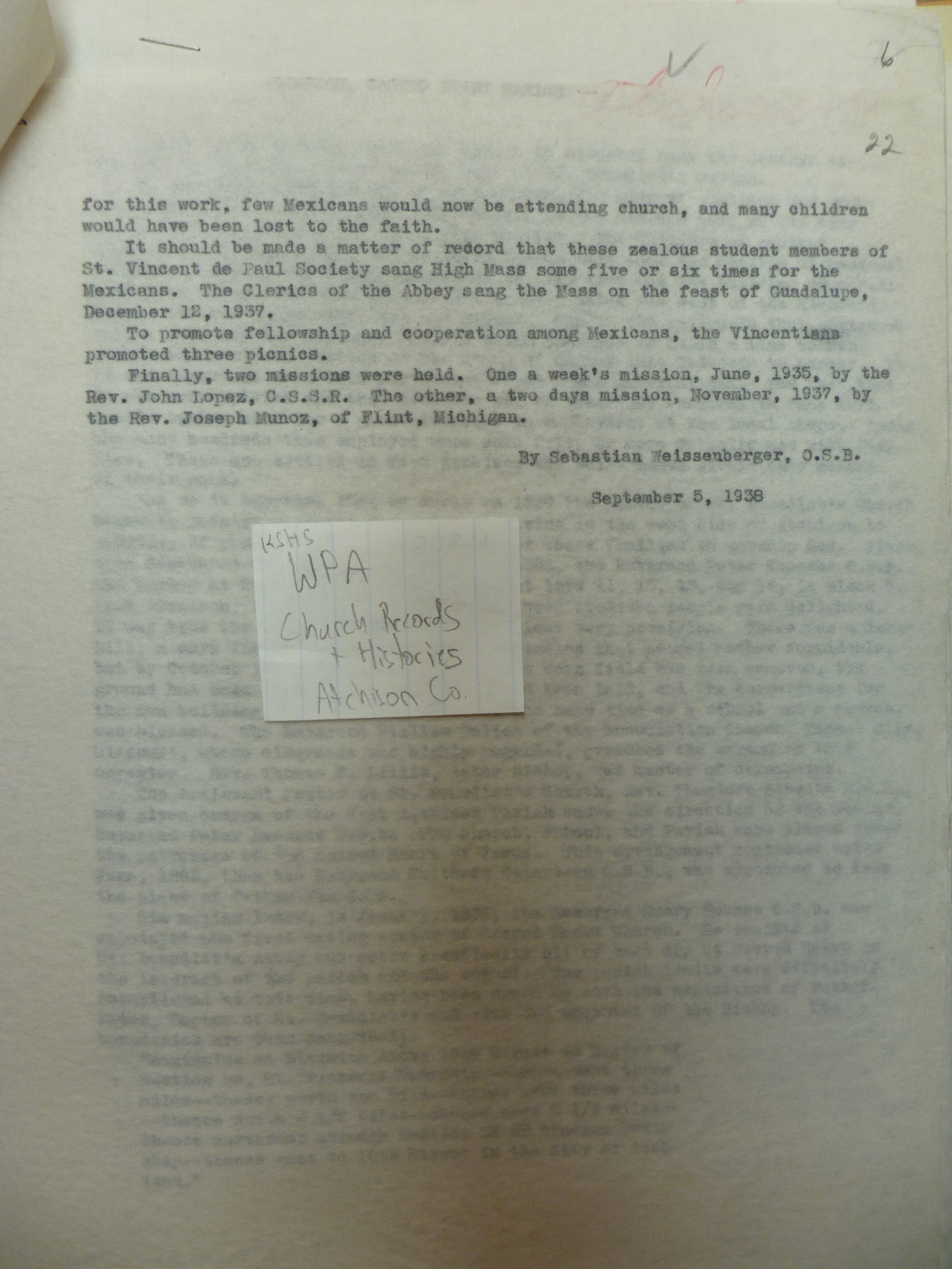 Mexican Parish at Sacred Heart Church 2